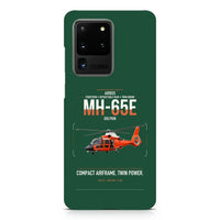 Thumbnail for Airbus MH-65E Dolphin design on samsung case - dark green