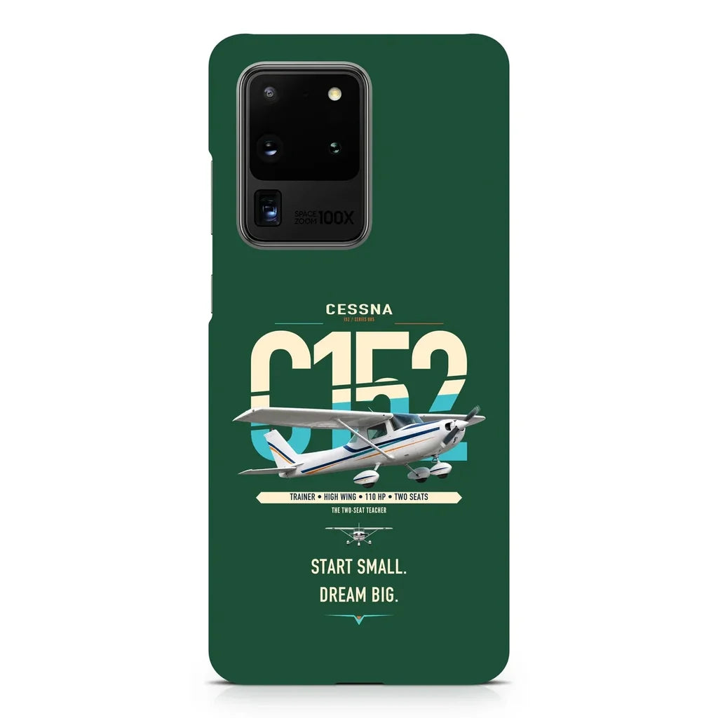 Cessna 152 design on samsung case - dark green