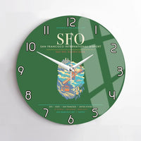 Thumbnail for San Francisco International Airport SFO Wall-Clock No-Frame - Green