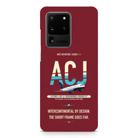Thumbnail for Airbus ACJ319neo design on samsung case - dark red