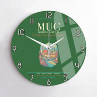 Thumbnail for Munich Airport MUC Wall-Clock No-Frame - Green