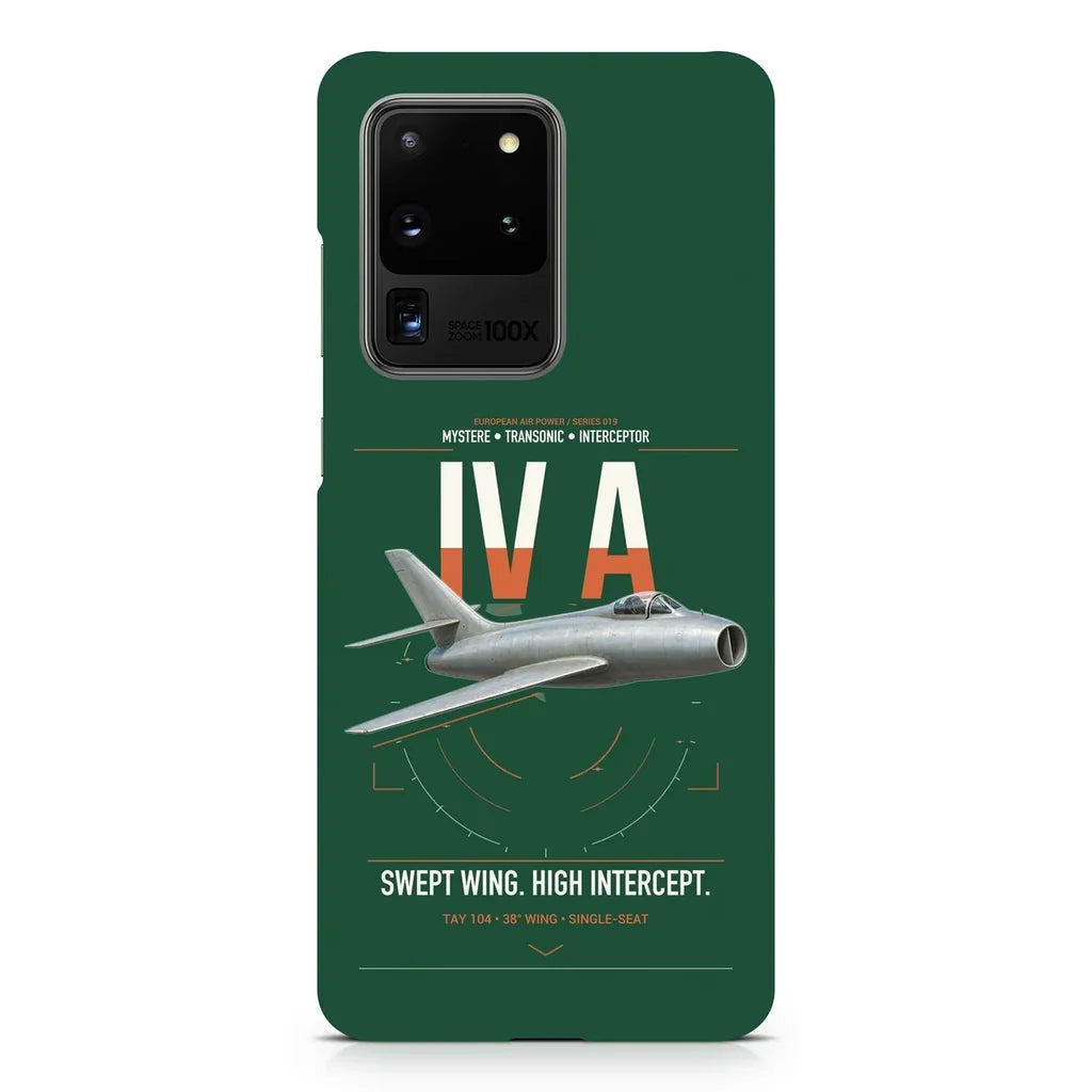 Dassault Mystère IV A design on samsung case - dark green