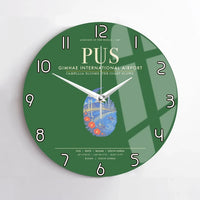 Thumbnail for Gimhae International Airport Busan PUS Wall-Clock No-Frame - Green