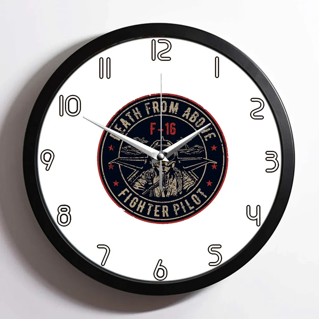 Fighter Jet 16 - Death Wall Clock - view 9