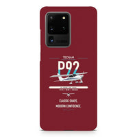 Thumbnail for Tecnam P92 Echo MkII design on samsung case - dark red