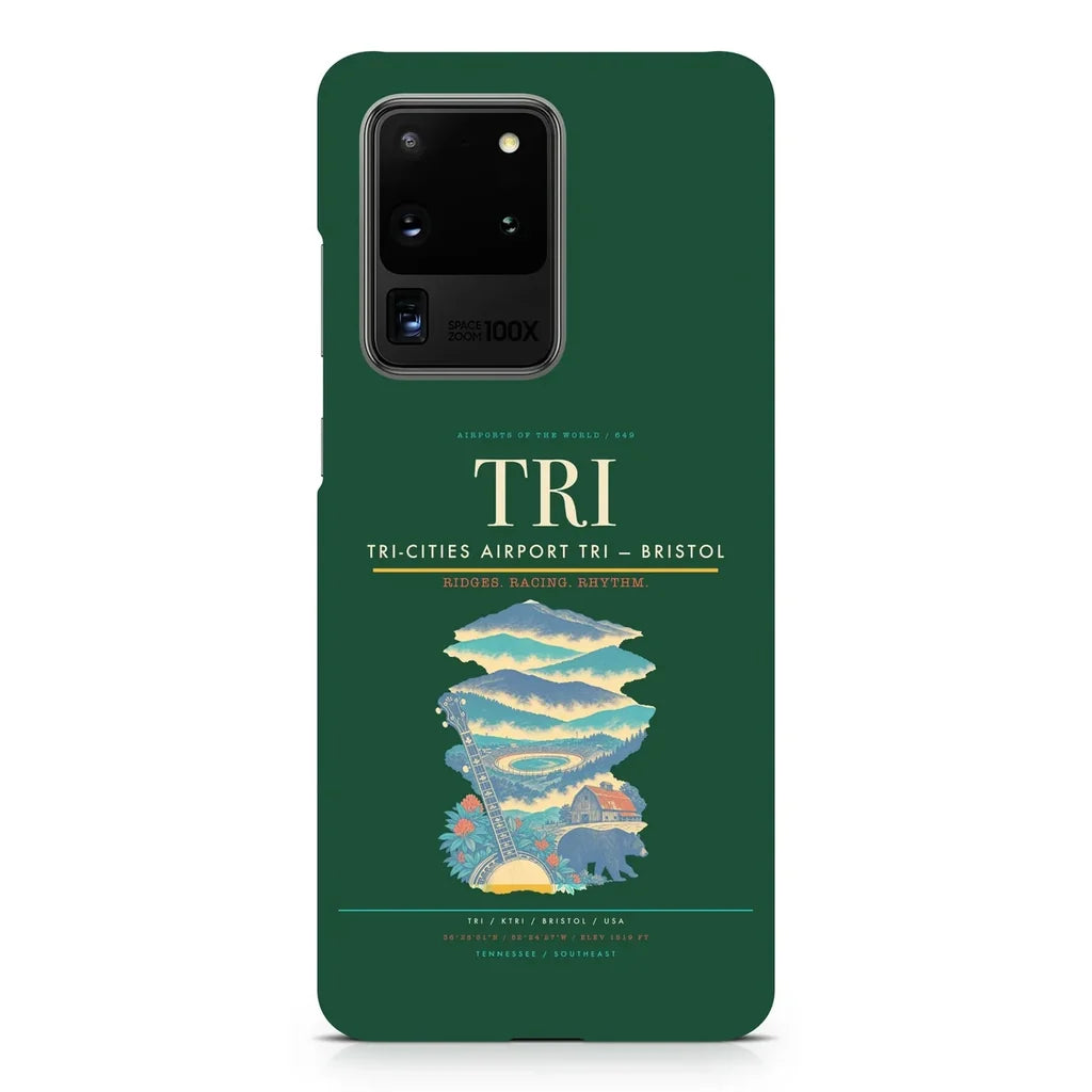 Tri-Cities Airport TRI — Bristol design on samsung case - dark green