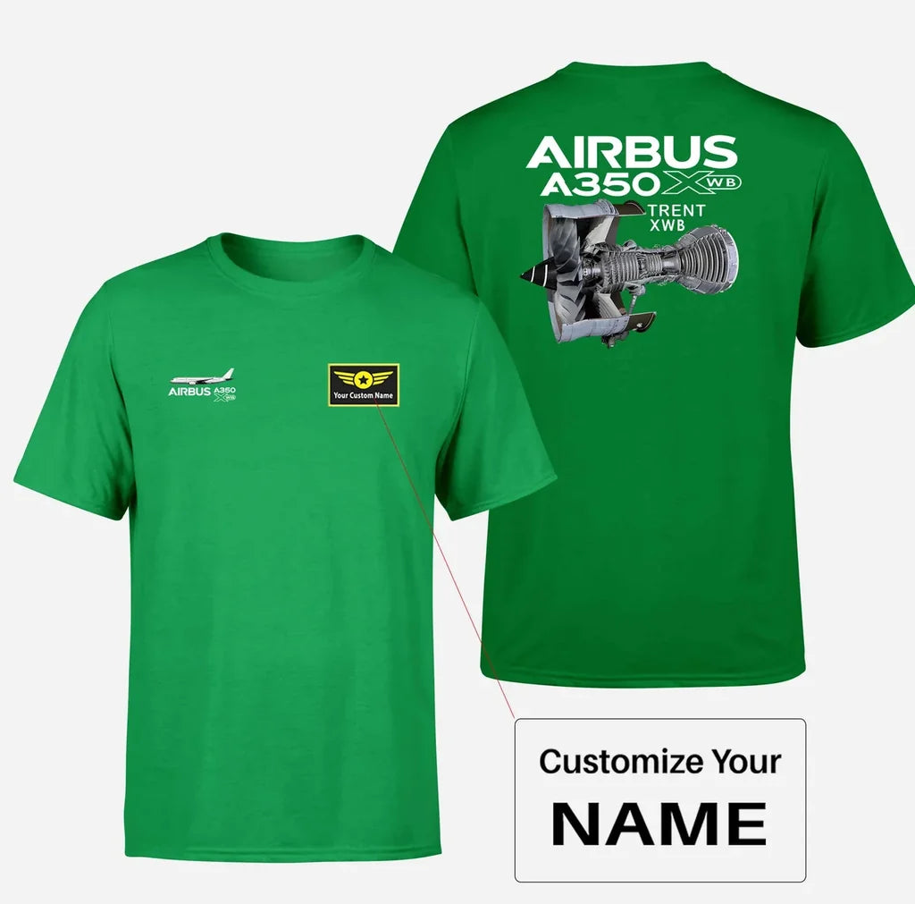 Customisable Airbus A350 T-Shirt - view 7