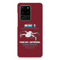 Thumbnail for DJI Mini 2 design on samsung case - dark red