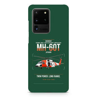 Thumbnail for Sikorsky MH-60T Jayhawk design on samsung case - dark green
