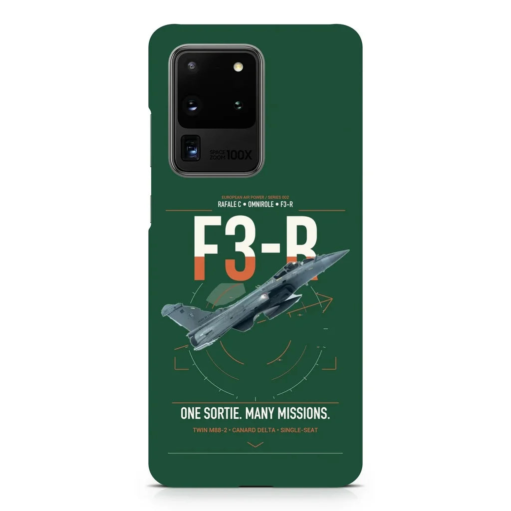 Dassault Rafale C — F3-R standard design on samsung case - dark green