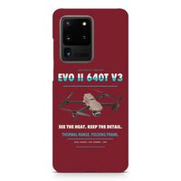 Thumbnail for Autel EVO II Dual 640T V3 design on samsung case - dark red