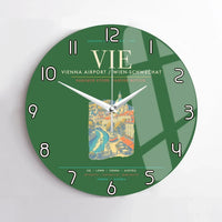 Thumbnail for Vienna Airport VIE Wall-Clock No-Frame - Green