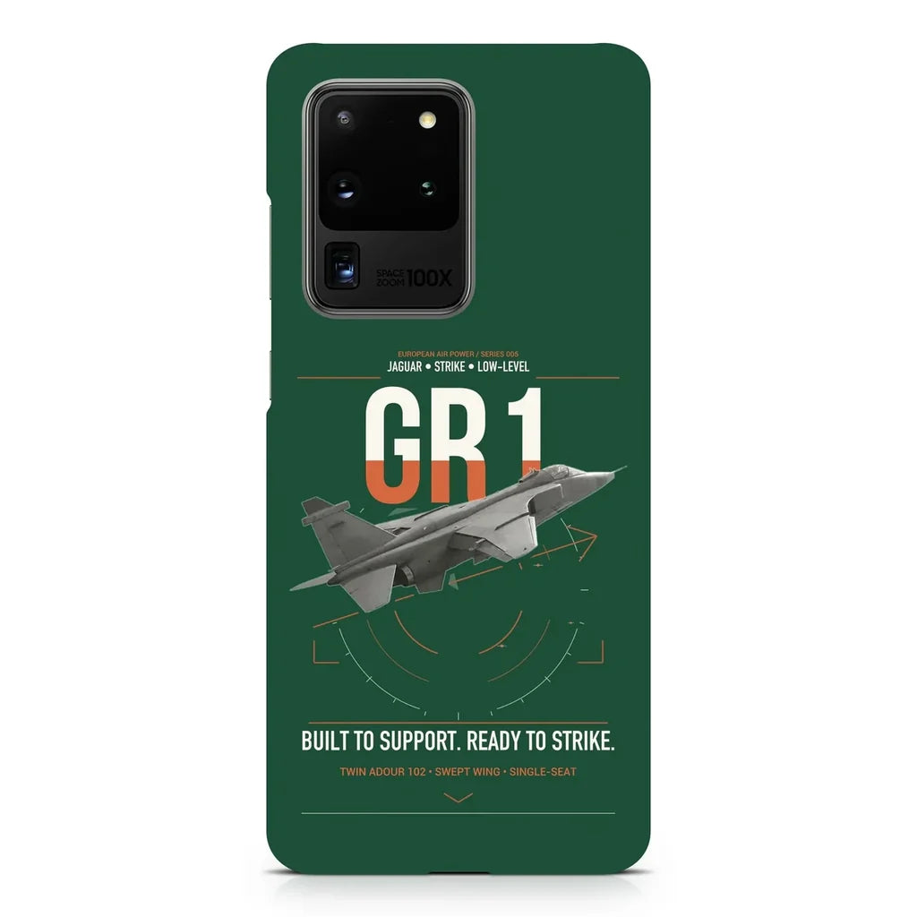 SEPECAT Jaguar GR1 design on samsung case - dark green