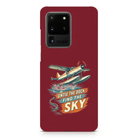 Thumbnail for Untie The Dock Find The Sky design on samsung case - dark red
