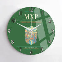 Thumbnail for Milan Malpensa International Airport Silvio Berlusconi MXP Wall-Clock No-Frame - Green