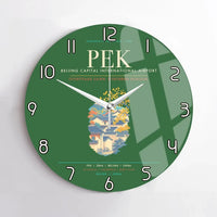Thumbnail for Beijing Capital International Airport PEK Wall-Clock No-Frame - Green