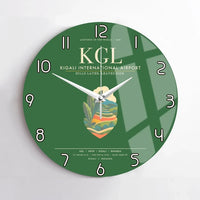 Thumbnail for Kigali International Airport KGL Wall-Clock No-Frame - Green