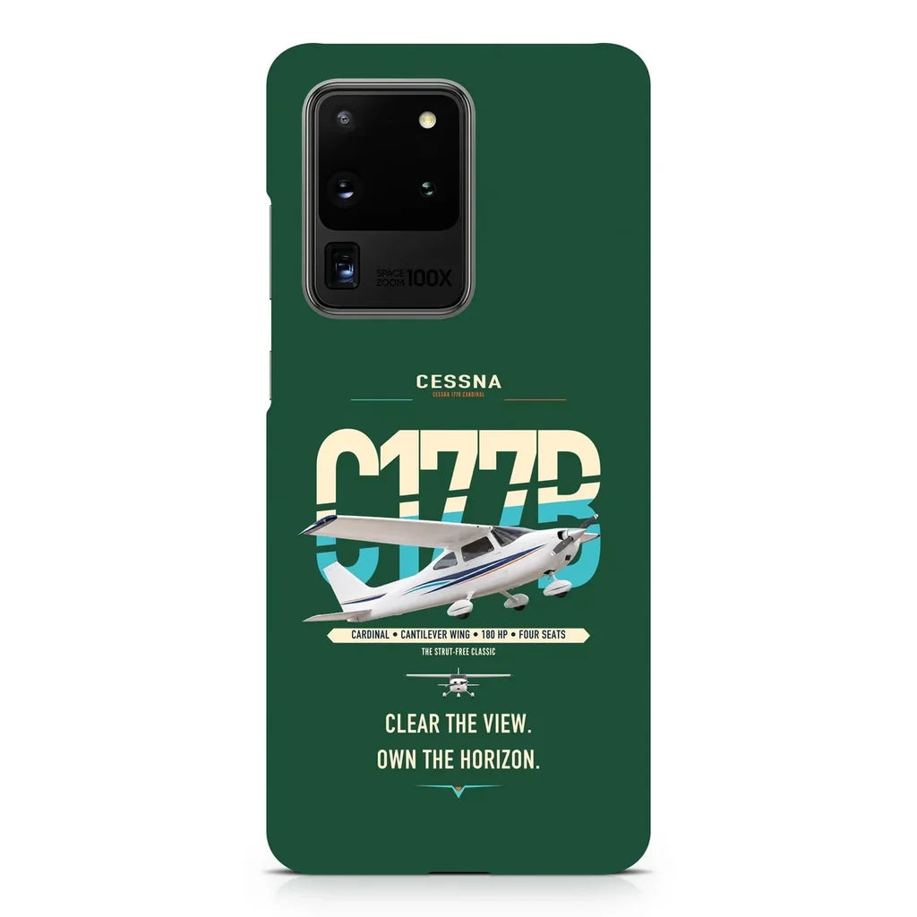 Cessna 177B Cardinal design on samsung case - dark green