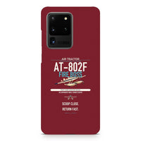 Thumbnail for Air Tractor AT-802F Fire Boss design on samsung case - dark red
