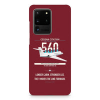 Thumbnail for Cessna Citation 560 - Citation V design on samsung case - dark red