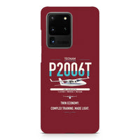 Thumbnail for Tecnam P2006T design on samsung case - dark red