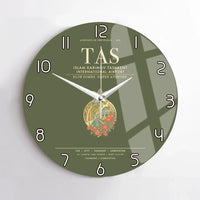 Thumbnail for Islam Karimov Tashkent International Airport TAS Wall-Clock No-Frame - Green Army