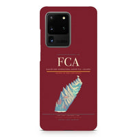 Thumbnail for Glacier Park International Airport FCA — Kalispell design on samsung case - dark red