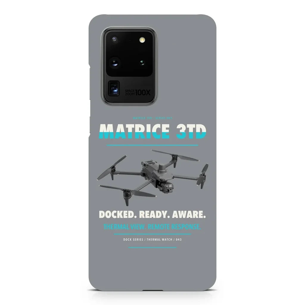 DJI Matrice 3TD design on samsung case - gray