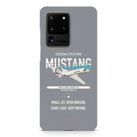 Thumbnail for Cessna Citation Mustang design on samsung case - gray