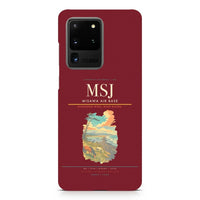 Thumbnail for Misawa Air Base MSJ design on samsung case - dark red