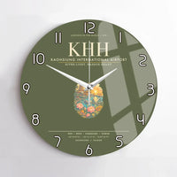 Thumbnail for Kaohsiung International Airport KHH Wall-Clock No-Frame - Green Army