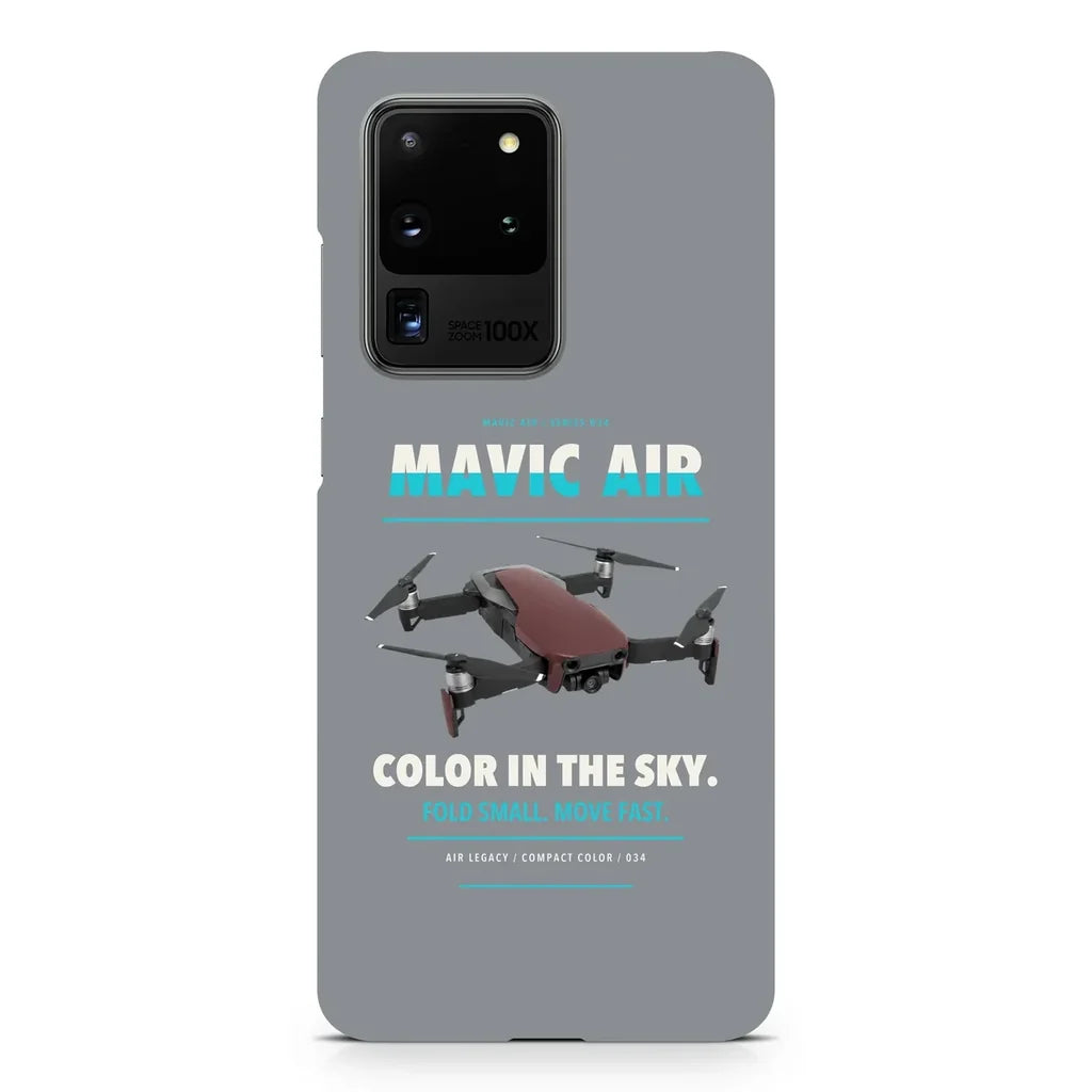 DJI Mavic Air design on samsung case - gray