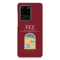Thumbnail for Fes - Saiss Airport FEZ design on samsung case - dark red