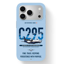 Thumbnail for Airbus C295 Armed ISR Case design on light blue iphone case