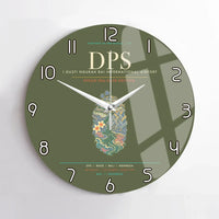 Thumbnail for I Gusti Ngurah Rai International Airport Bali DPS - Subak Sea-Gate Rhythm Wall-Clock No-Frame - Green Army