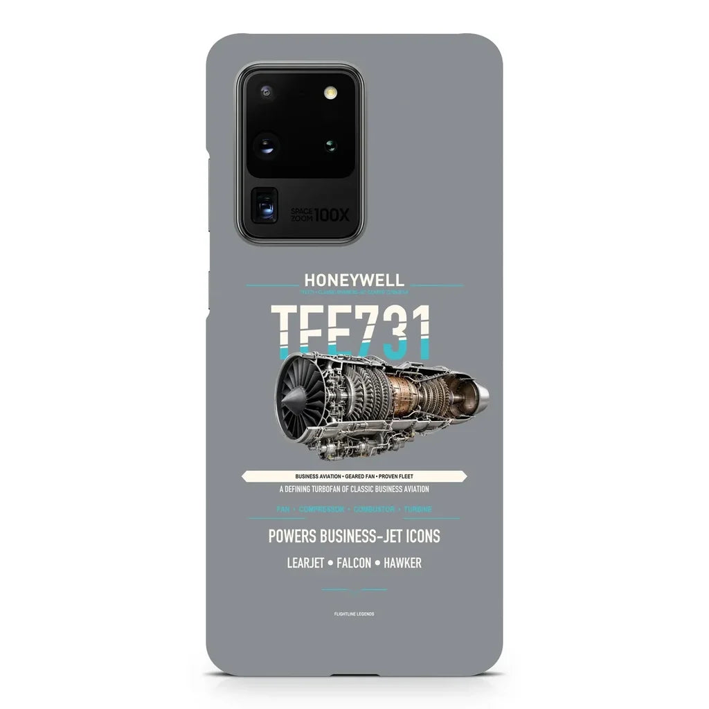 TFE731 design on samsung case - gray