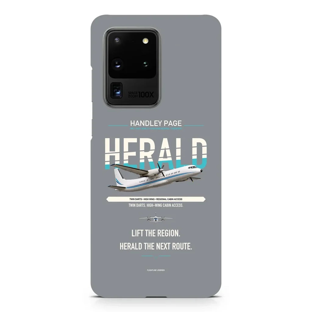 Handley Page HPR.7 Dart Herald design on samsung case - gray