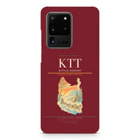 Thumbnail for Kittilä Airport KTT design on samsung case - dark red