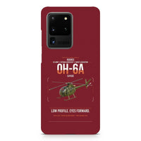 Thumbnail for Hughes OH-6A Cayuse design on samsung case - dark red