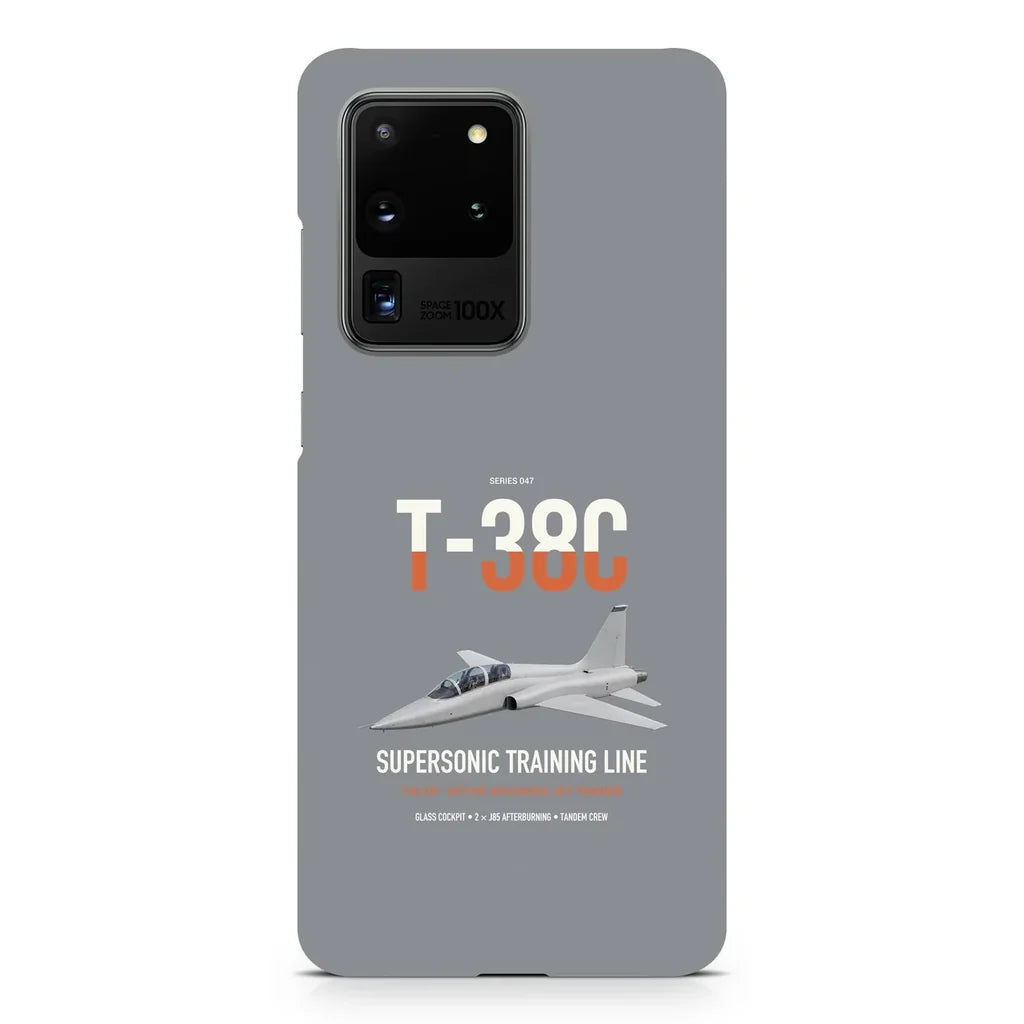 T-38C Talon design on samsung case - gray
