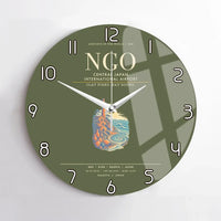 Thumbnail for Central Japan International Airport NGO Wall-Clock No-Frame - Green Army