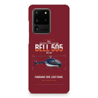 Thumbnail for Bell 505 design on samsung case - dark red