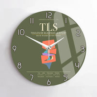 Thumbnail for Toulouse-Blagnac Airport TLS Wall-Clock No-Frame - Green Army