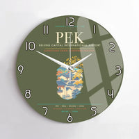 Thumbnail for Beijing Capital International Airport PEK Wall-Clock No-Frame - Green Army