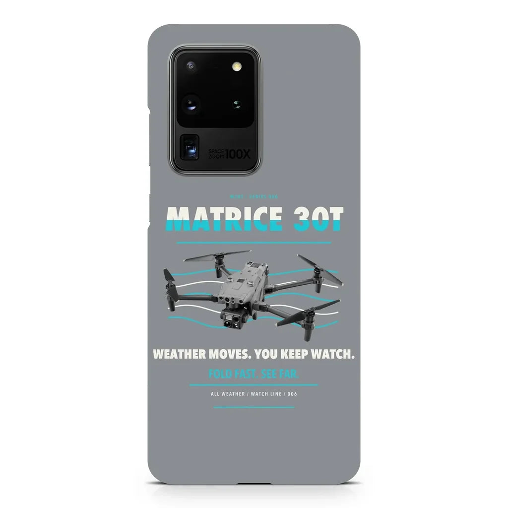 DJI Matrice 30T design on samsung case - gray
