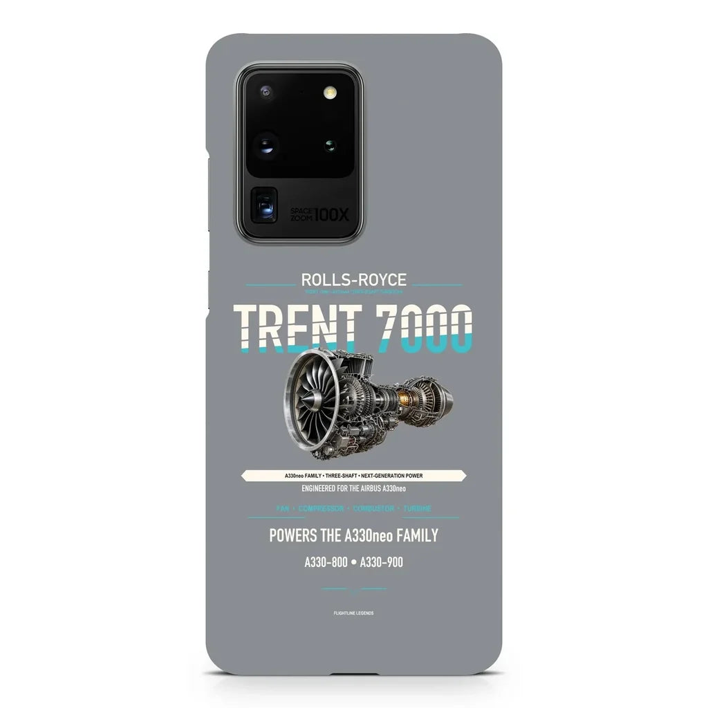 TRENT 7000 design on samsung case - gray