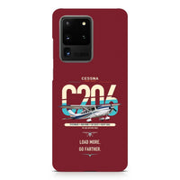 Thumbnail for Cessna 206 Stationair design on samsung case - dark red