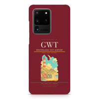 Thumbnail for Westerland Sylt Airport GWT design on samsung case - dark red