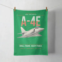 Thumbnail for A-4E Skyhawk design on green towel