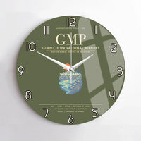 Thumbnail for Gimpo International Airport GMP Wall-Clock No-Frame - Green Army